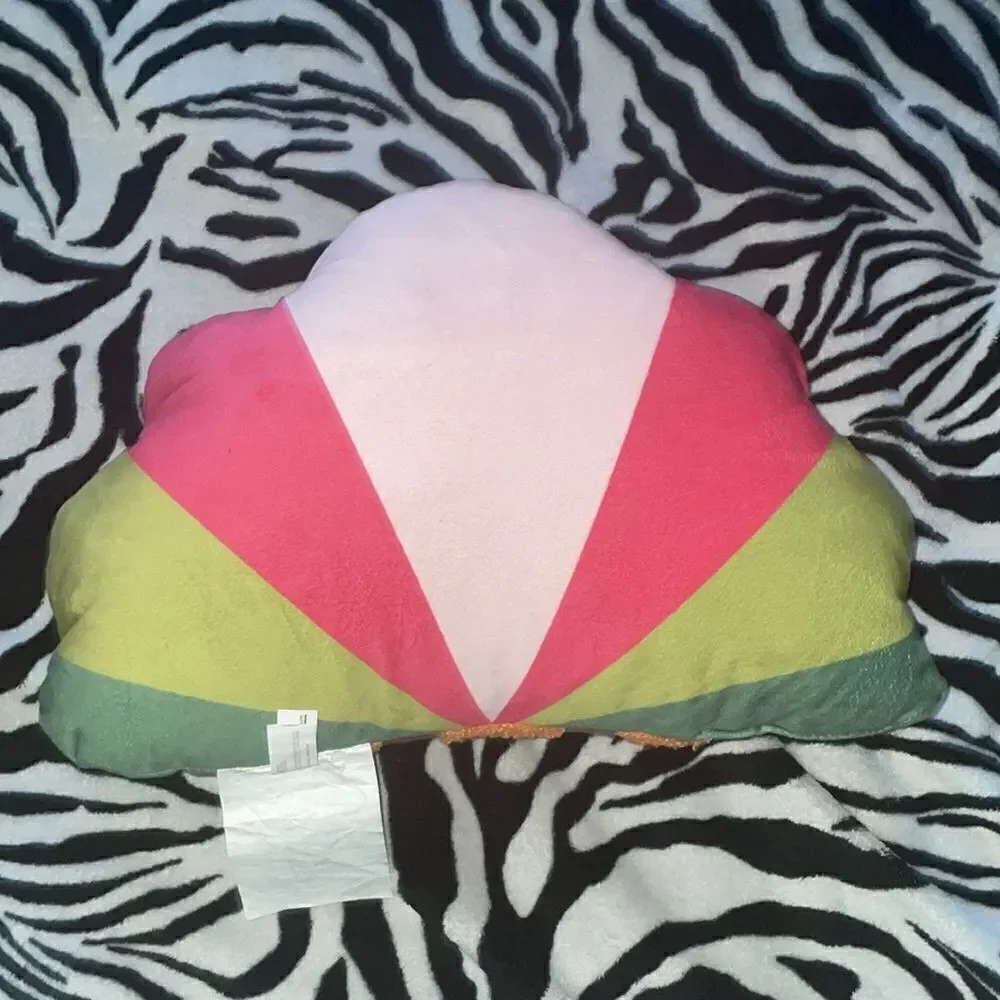 New with tags bullseye target colorful turkey decorative throw pillow